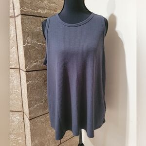 Sleeveless Gray Women's Top